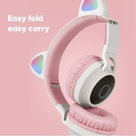 KP Bepop Headset Bluetooth 5 0 Wireless Bass Earphone Gaming LED Light