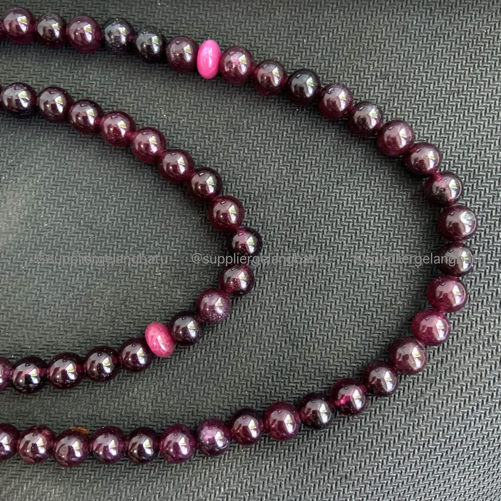 tasbih batu VIOLET QUARTZ 10mm 99 butir premium tasbeh KUARSA UNGU