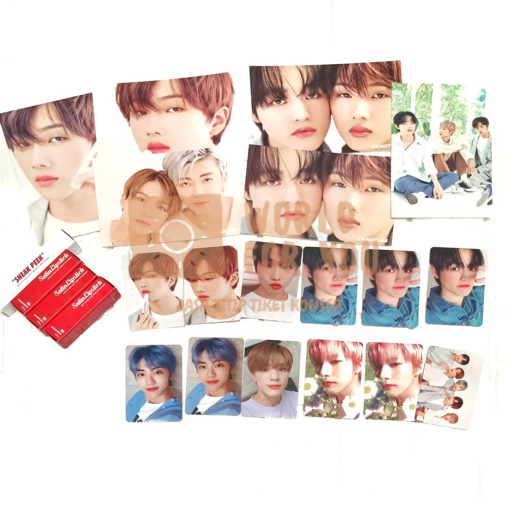 [READY] Candylab x NCT Dream Creampop Velvet Lip PC Selca Photocard Postcard Satin Lipstick Ver. 1