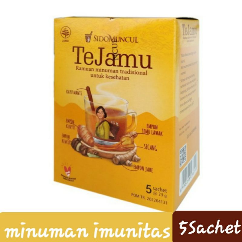 

TEJAMU sidomuncul minuman herbal imunitas 1box isi 5 @23gr