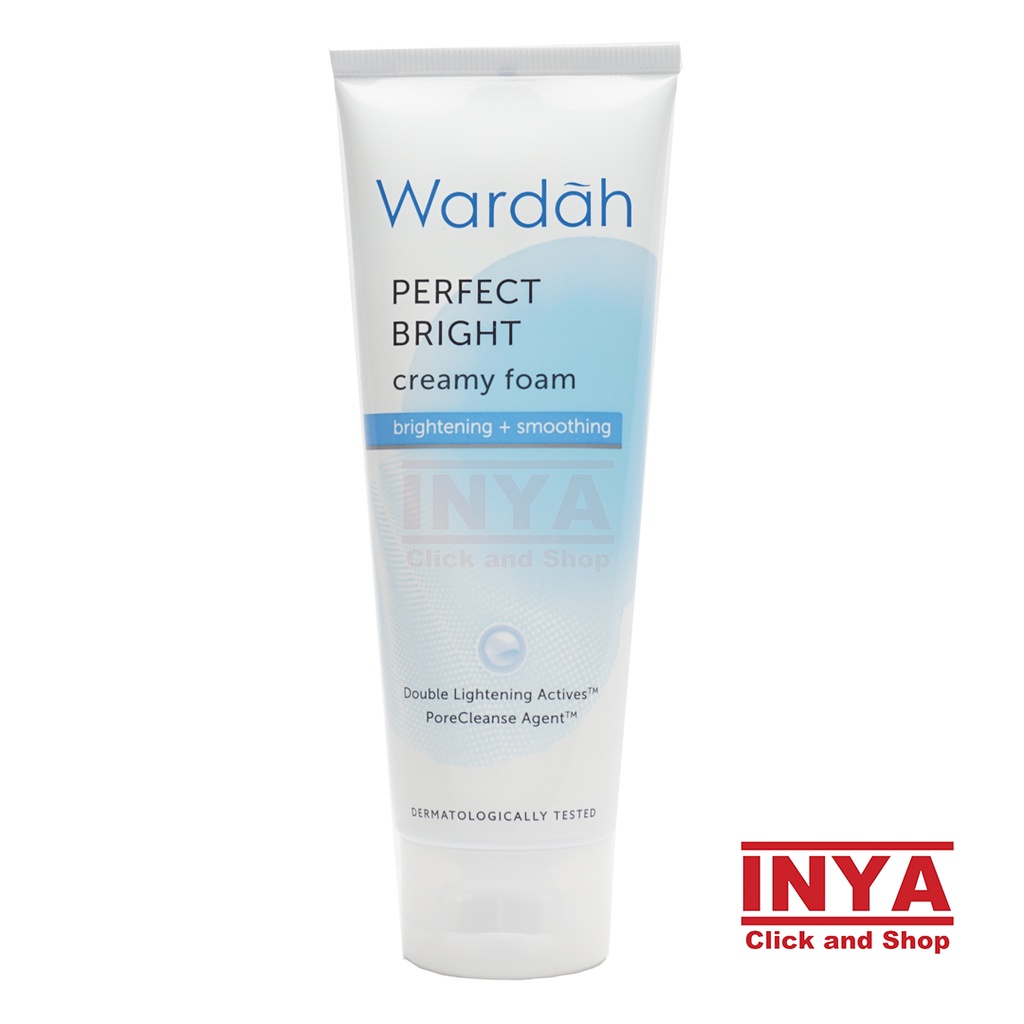 WARDAH PERFECT BRIGHT CREAMY FOAM SMOOTHING 100ml - Sabun Wajah