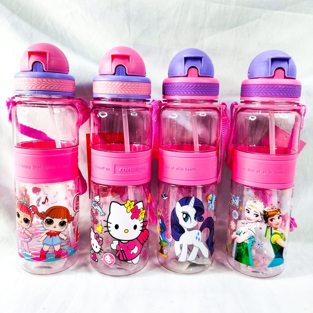 Terlaris! Murah! Botol Minum Plastik BPA FREE Cantik 500ml