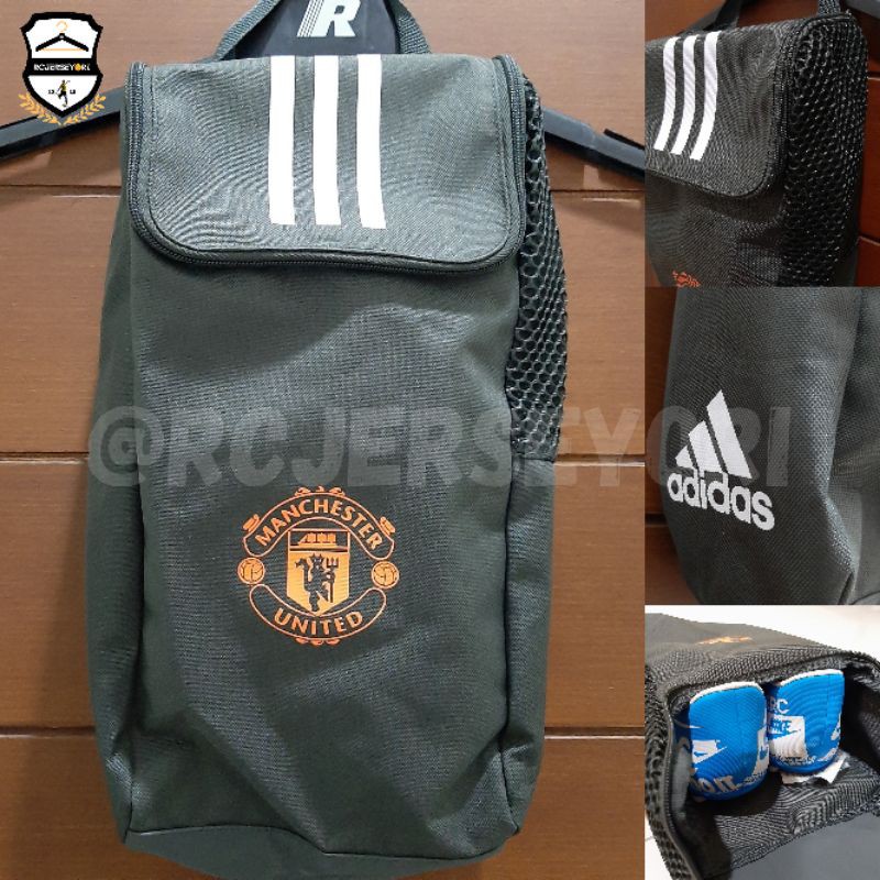 [BNWT] Tas Sepatu Futsal / Bola / Dll Adidas MUFC Shoe Bag Original (FS0148)