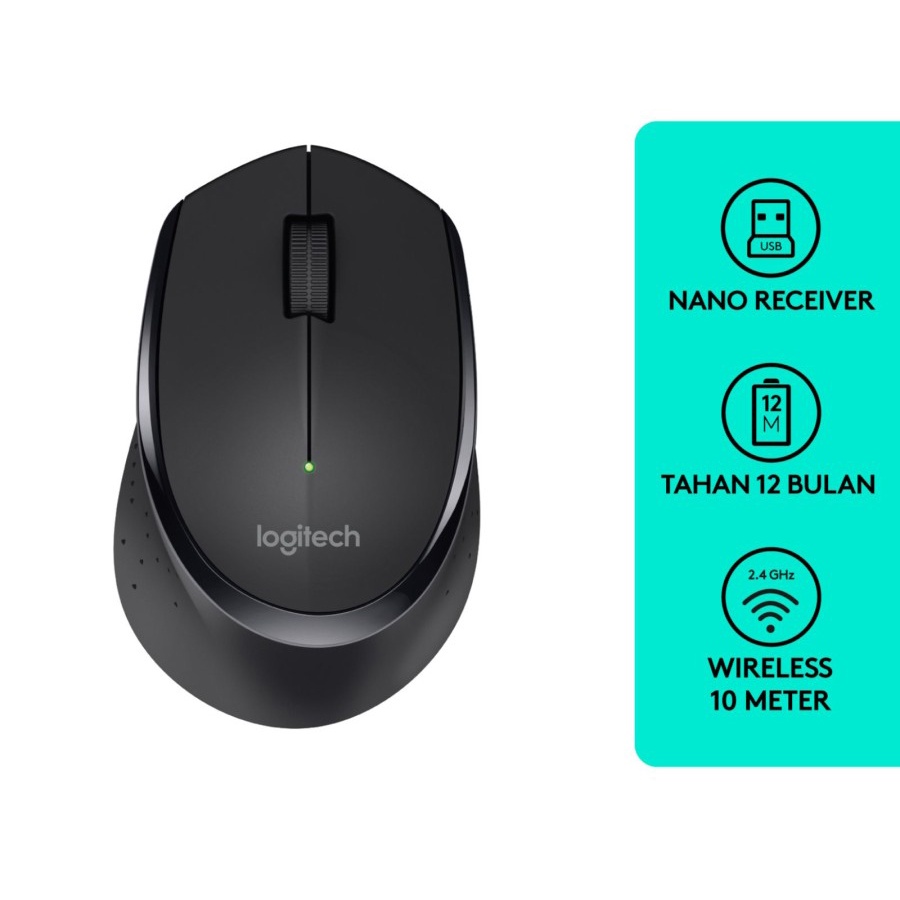 LOGITECH M275 MOUSE WIRELESS ORIGINAL BLACK