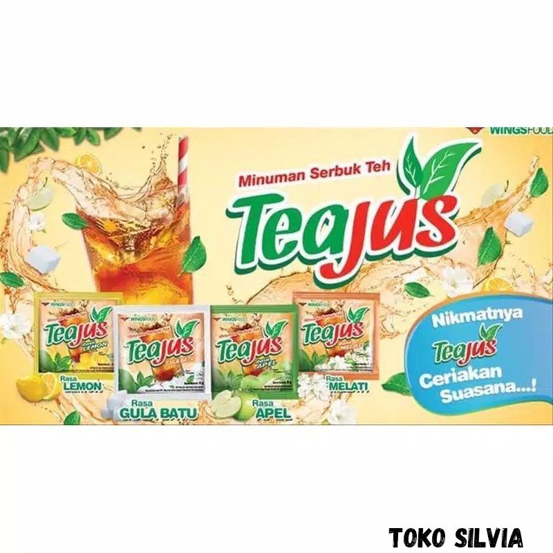 

TEA JUS all variant 8gr - 1 Renceng (10 sachet)