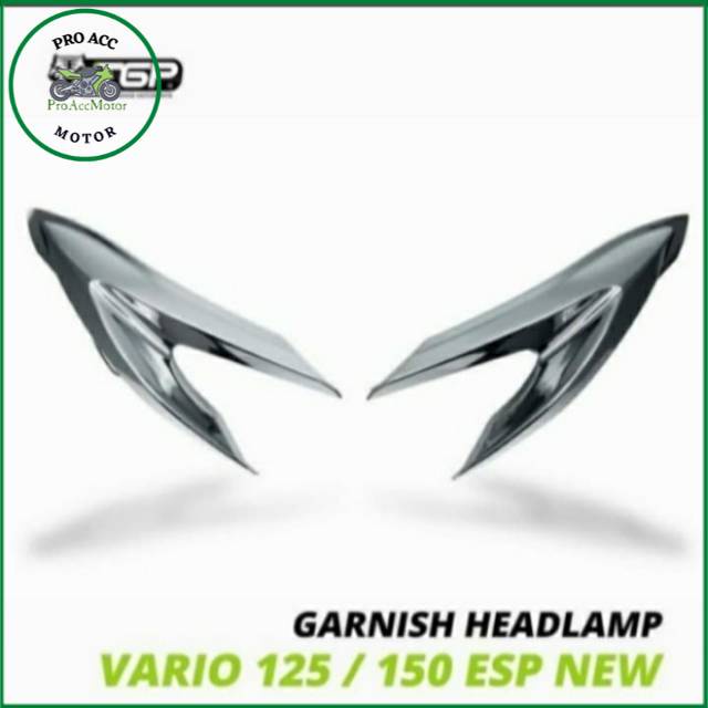 Garnish lampu depan Garnish Headlamp Vario 125 150  Esp Led New 2018 2019