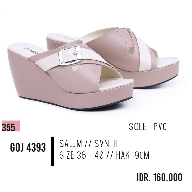 sepatu wedges wanita,wedges cewek,wedges perempuan GOJ 4393