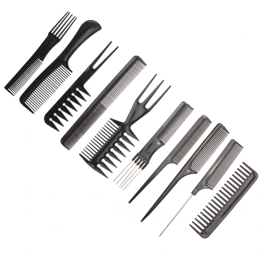 Sisir Rambut Paket untuk Barbershop isi 10pcs
