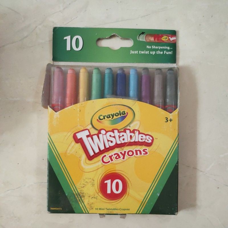 

crayola 10 24 color twistable crayons