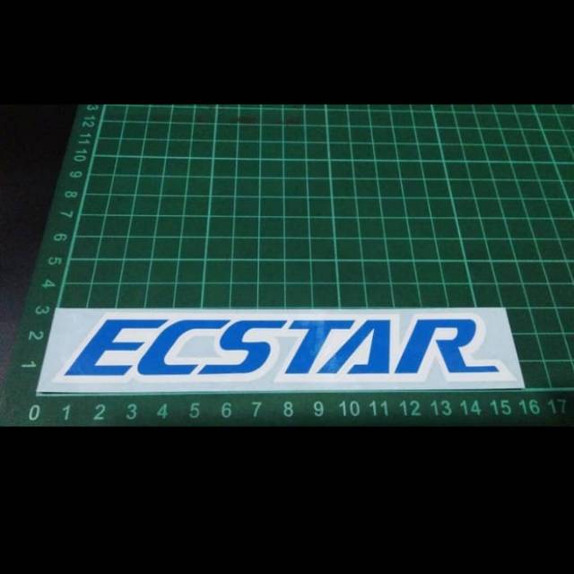 Sticker cutting suzuki ecstar
