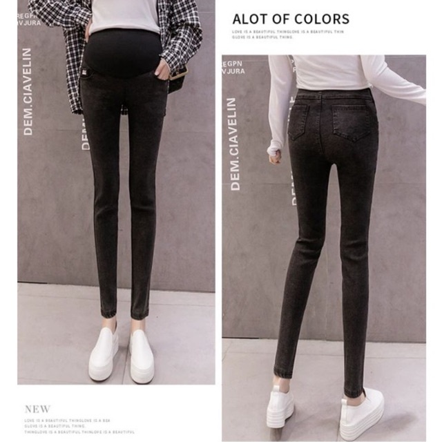Celana Ibu Hamil Panjang Soft Jeans