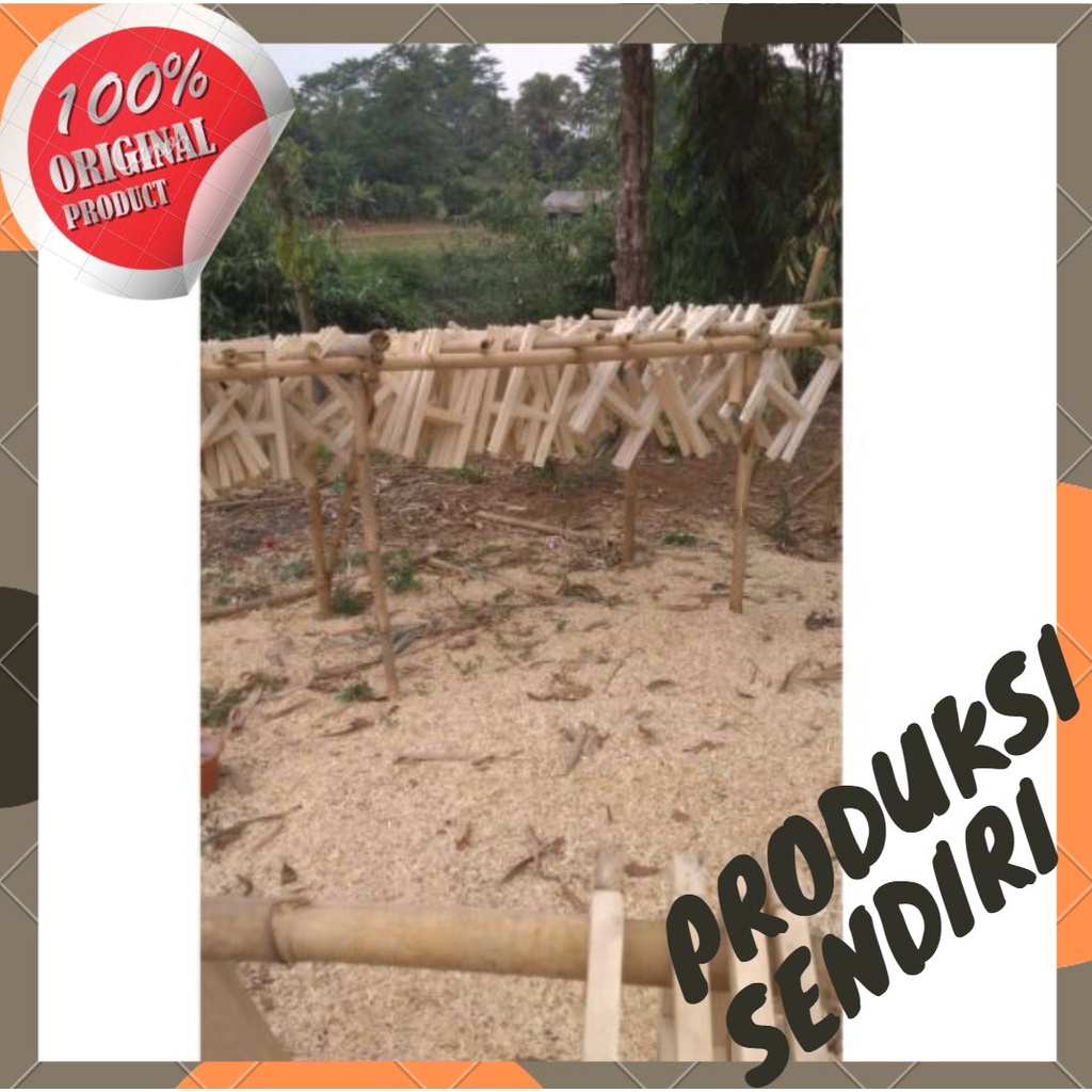 PROMO pot holder / rak kayu tempat pot tanaman  / standing planter minimalis