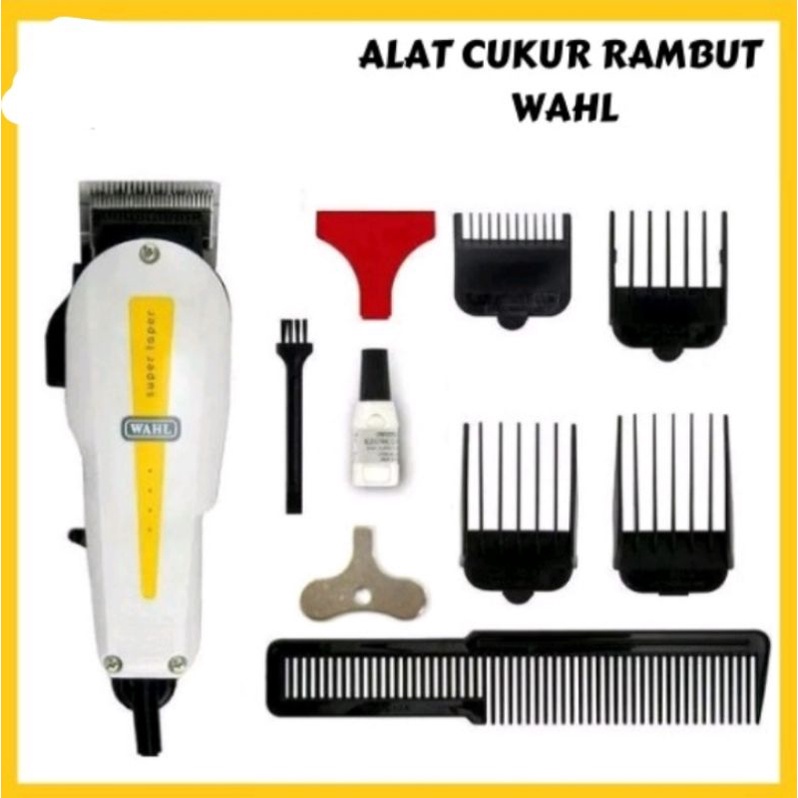 Jual Mesin Cukur Rambut Alat Pangkas Rambut Wahl Super Taper Tajam Dan Tidak Bising Shopee 