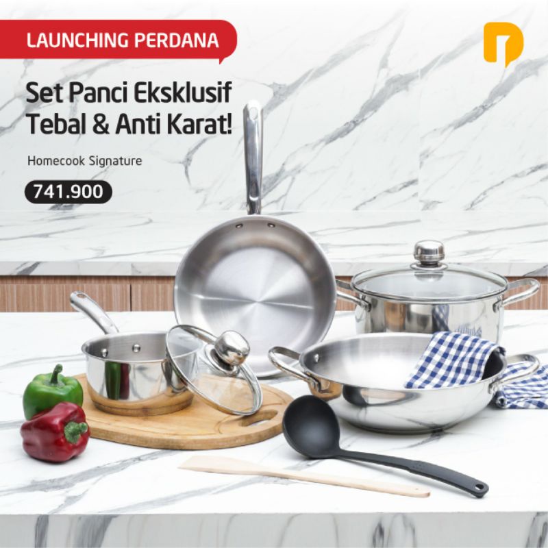 Panci Set Homecook Signature