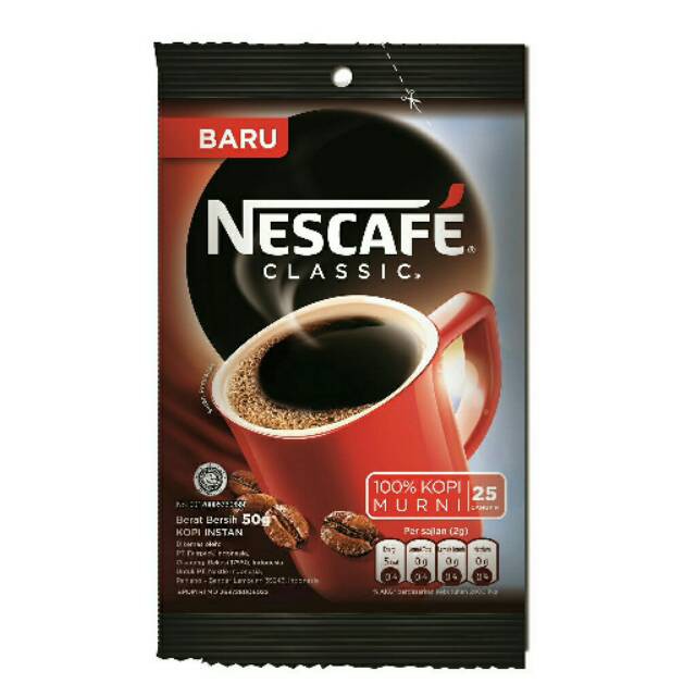 

Nescafe Classic Netto 50 gr