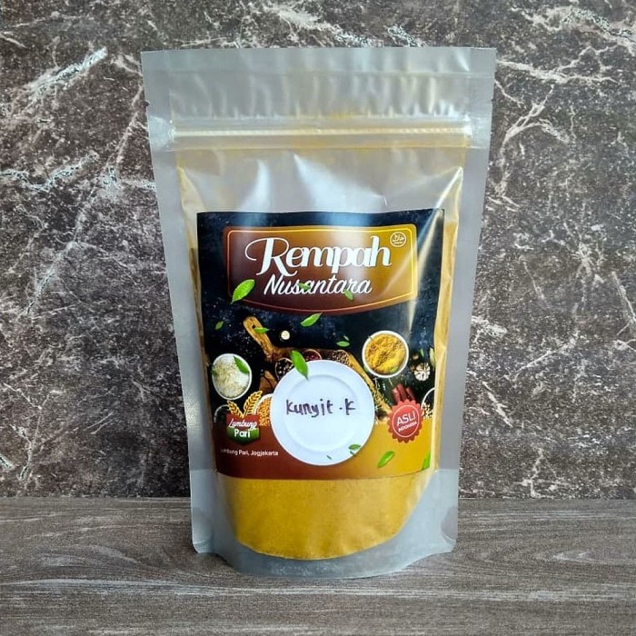 

TERBARU Kunyit kuning bubuk / Kunir 200gr - asli & higienis