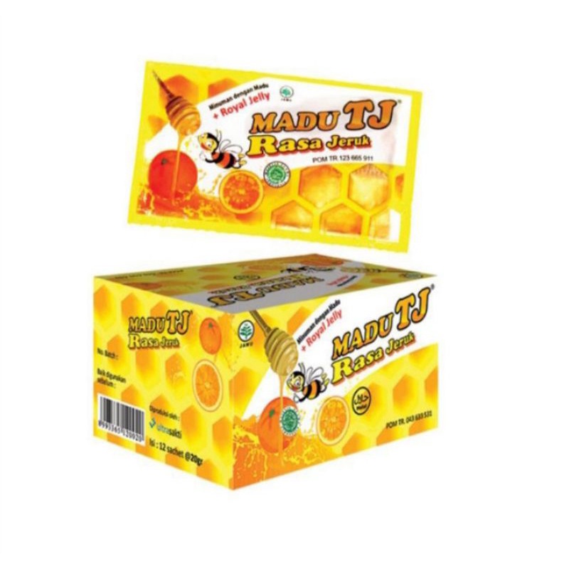 

MADU TJ SACHET RASA JERUK 12 SACHET (1BOX)