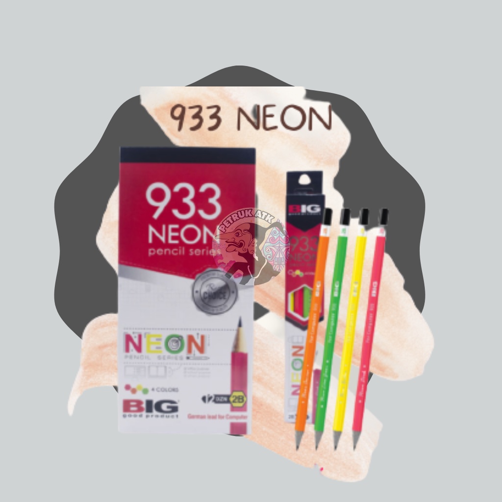 

[PAK] PENSIL 2B NEON BIG 933*