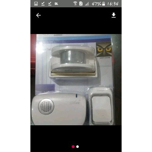 Bel Sensor Plus Bel Rumah 1 Set Bel Toko Bel Wireless Alarm Bagus