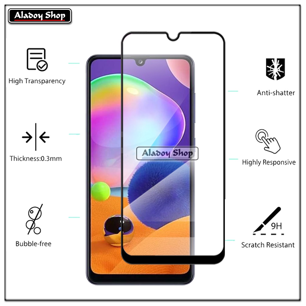 PAKET 2 IN 1 Case Samsung A31 Armor Fusion Transparent Prmium Casing Free Tempered Glass