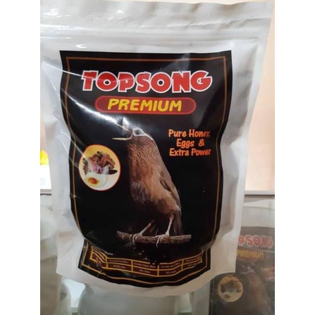 [KODE VTP9Q] TOPSONG TOP SONG PREMIUM PAKAN MAKANAN VOER BURUNG WAMBI HWA MEI MURAI CENDET PROTEIN T