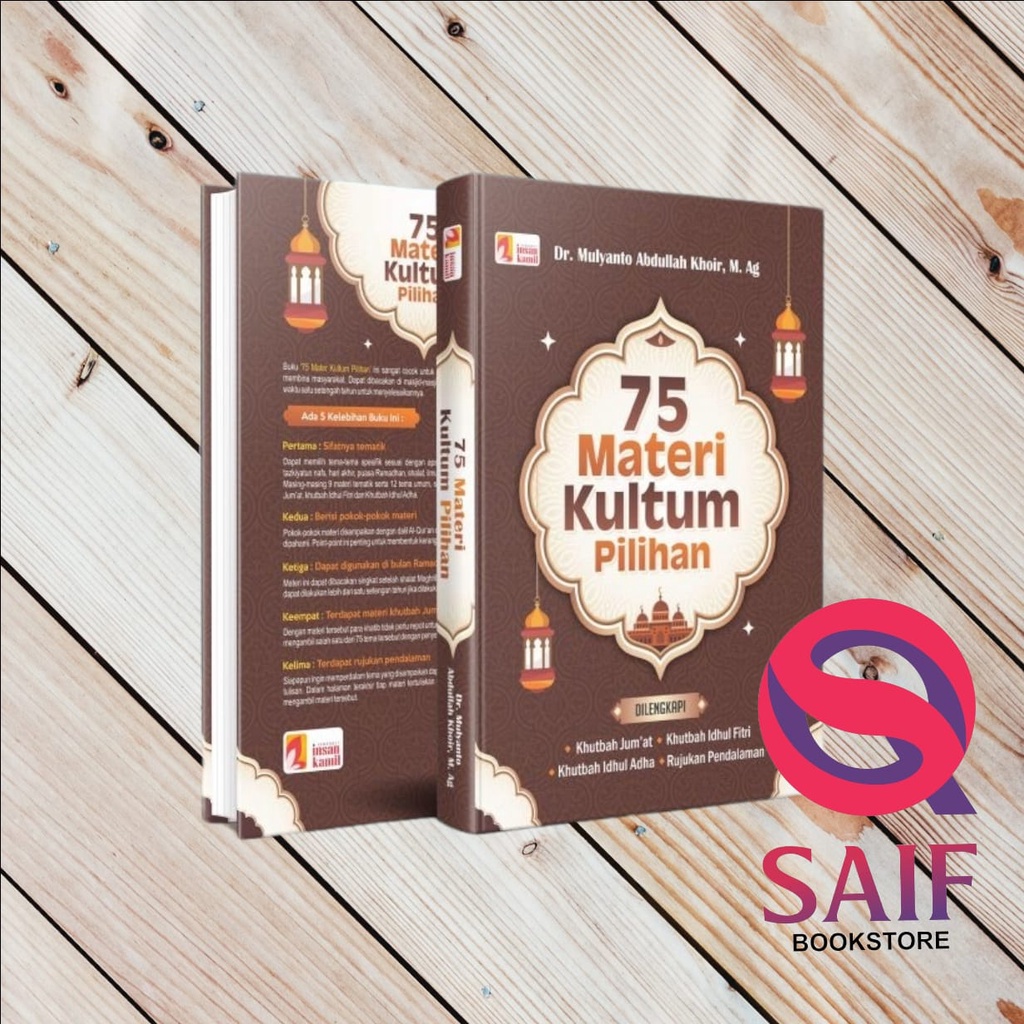 Buku Kultum | 75 Kumpulan Kultum | Materi Kultum | Kultum Idul Fitri | idul adha - insan kamil