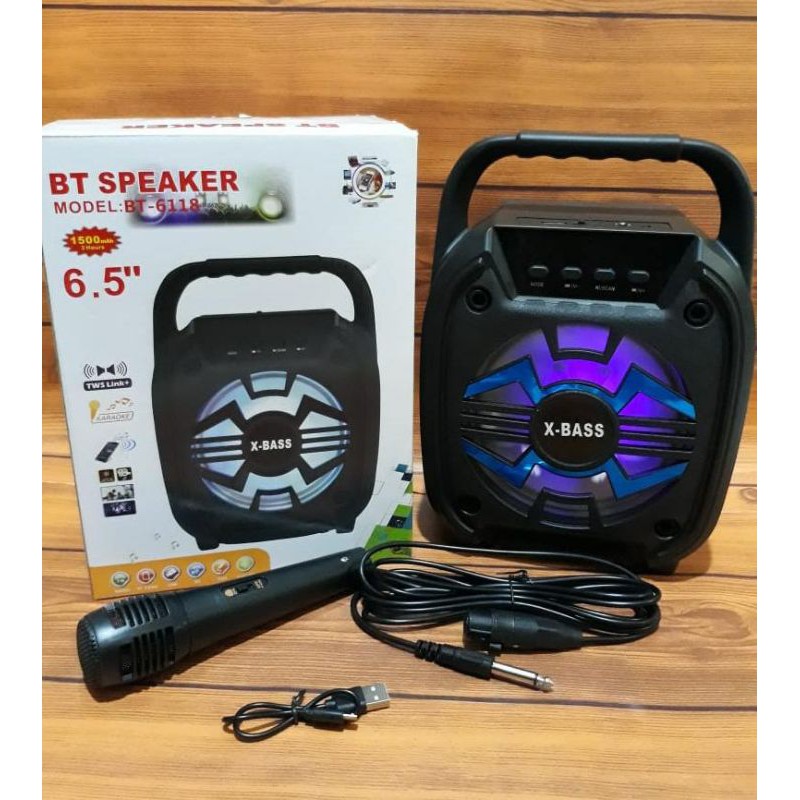 speaker x bass BT-6118