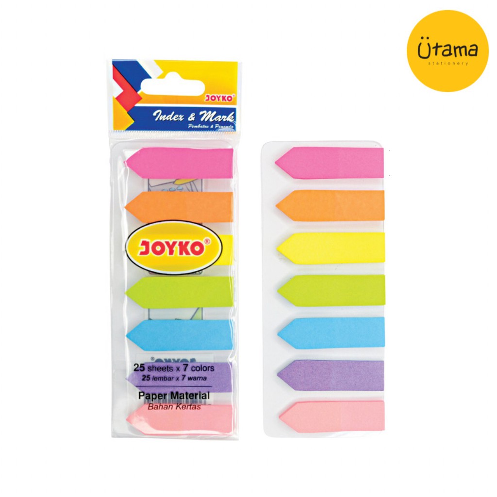 

Index Mark Joyko IM-33 (KERTAS PANAH)/Penanda Halaman/Page Mark/Sticky Notes