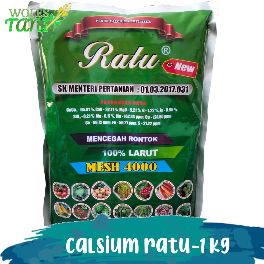 Kalsium Ratu 1 Kg Mesh 4000 Tanpa Endapan