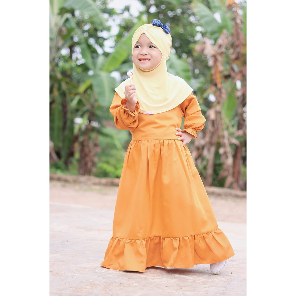 SABYAN Gamis Anak Perempuan - Gamis Anak Polos