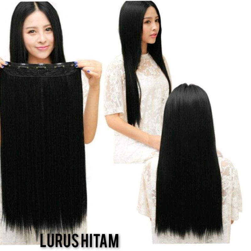 HAIR CLIP HR BEAUTY/RAMBUT PALSU SINTETIS