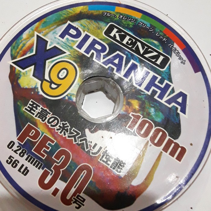 benang pe 3piranha x9