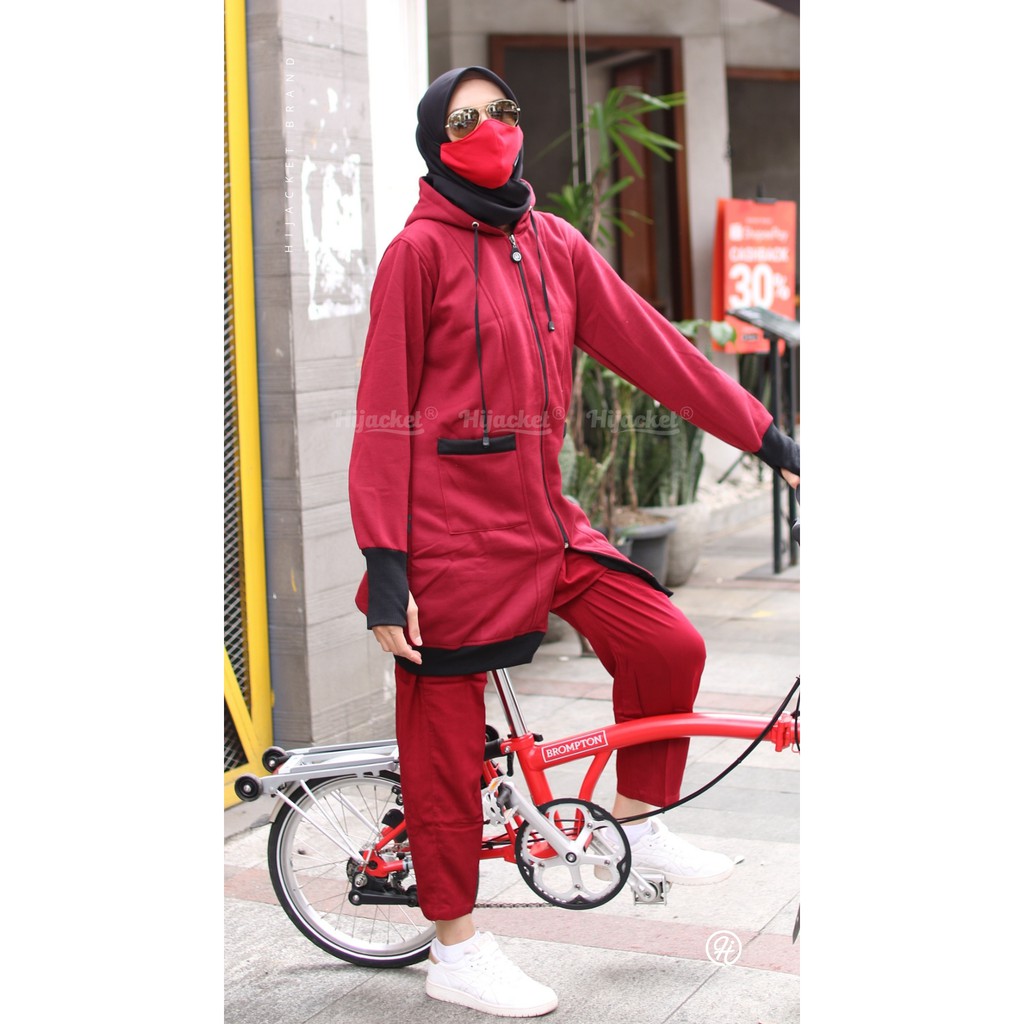 ⭐️GRATIS ONGKIR⭐️ HIJACKET YUKATA Jaket Wanita Muslimah-8