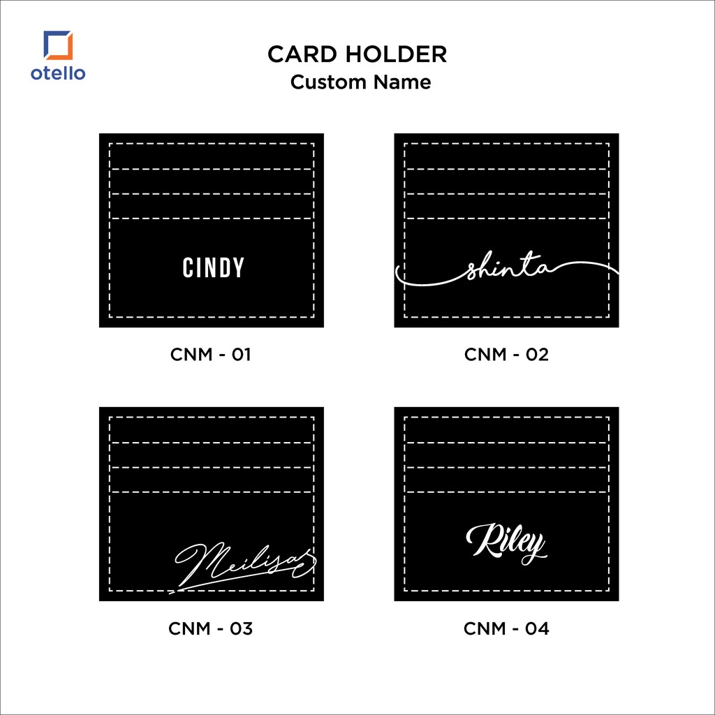 Cardholder | 6 Slot | Custom Nama