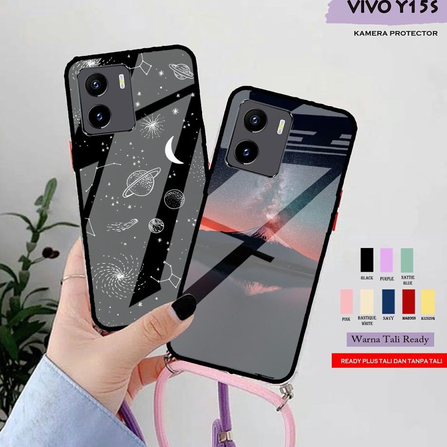 Sudah READY.. SOFTCASE KACA VIVO Y15S 2021 [H39] - SOFTCASE KACA TALI - Case Hp - Casing HP - Kesing