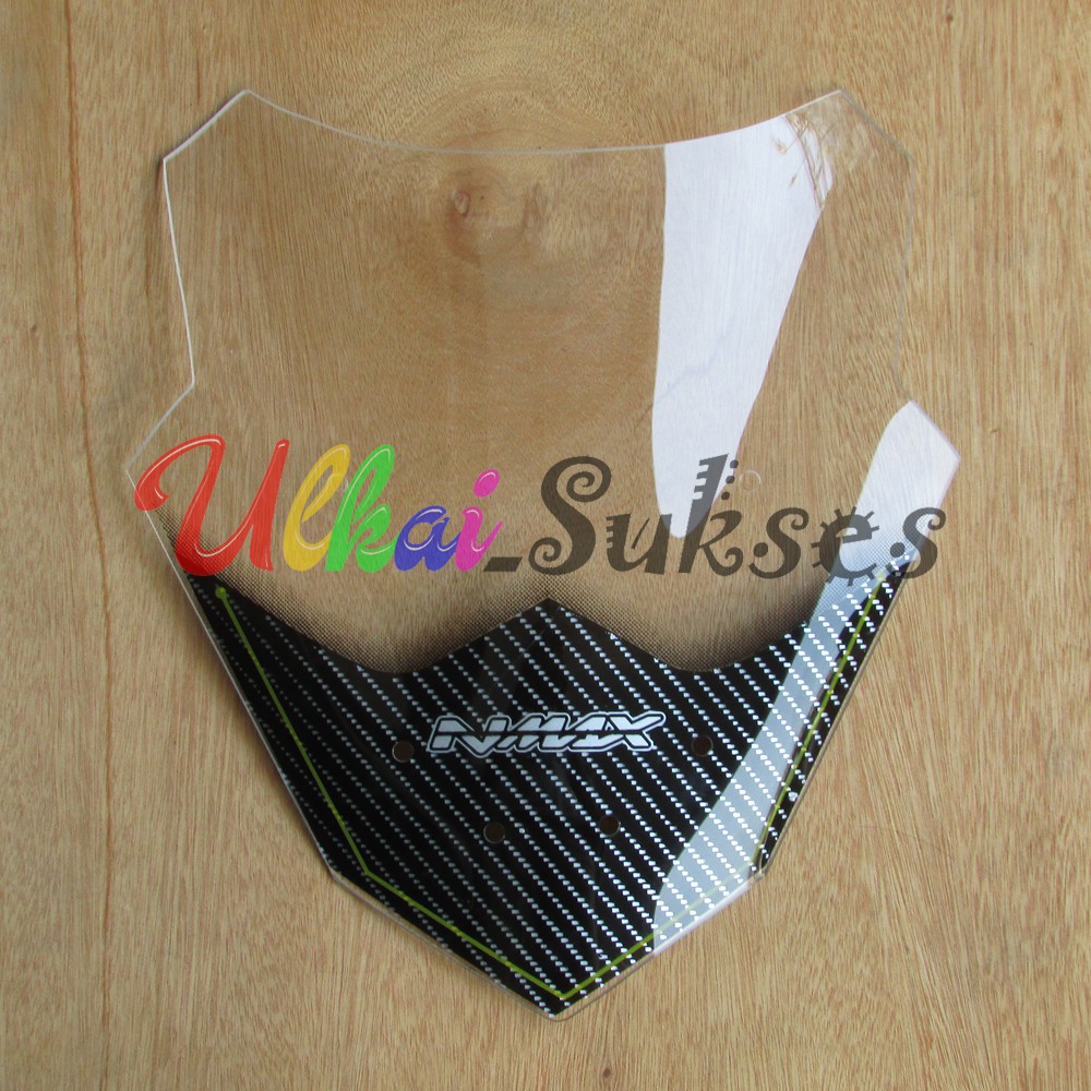 Visor Nmax l Variasi Aksesoris Tambahan Windshield Tameng Depan Nmax Model Karbon Carbon Dan Bening Cover Kaca Depan Nmax Hight Quality Murah