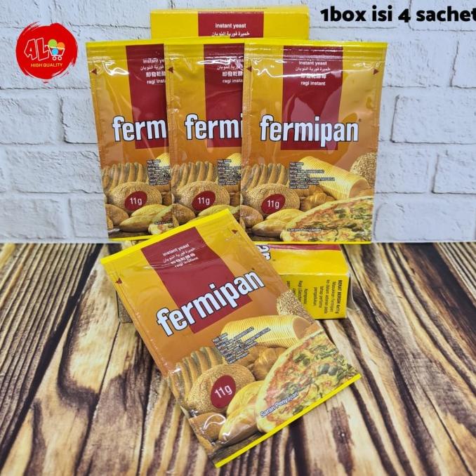 

Fermipan Ragi Instant Yeast 4x11g bahan kue baking roti