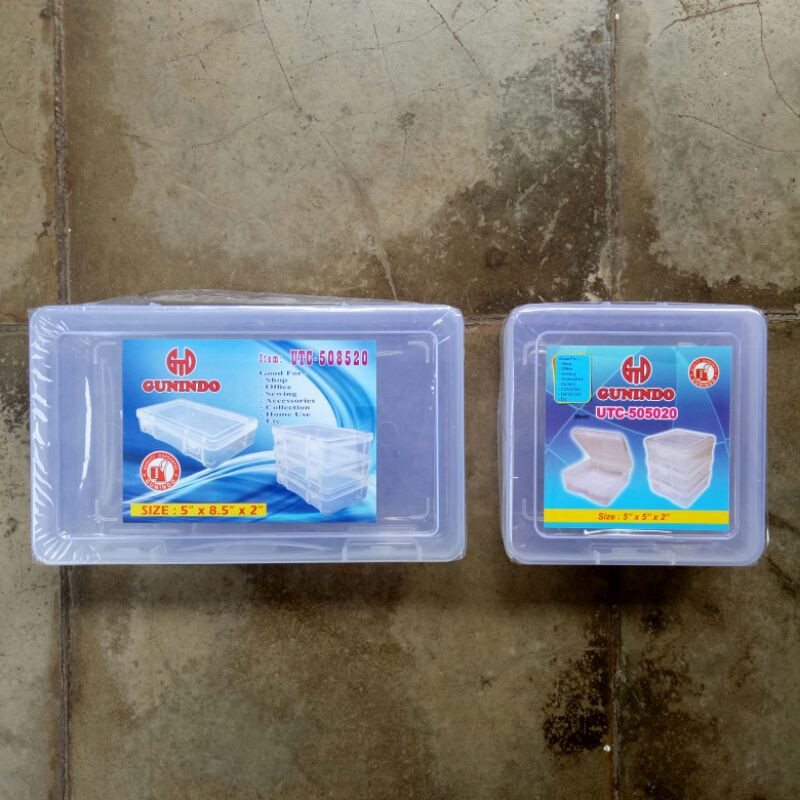 Kotak Box Tanpa Sekat Gunindo UTC 508520 UTC 505020 Utility Container Multibox Tempat Wadah Perkakas