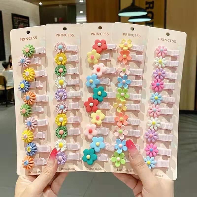 JEPIT RAMBUT ANAK-ANAK SET 10PCS / JEPIT RAMBUT ANAK KOREA