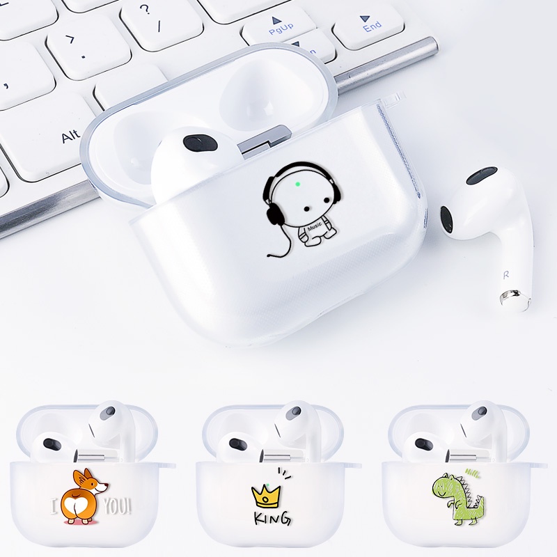 Casing Pelindung Apple AirPods 3 Wireless Bluetooth Motif Kartun Lucu