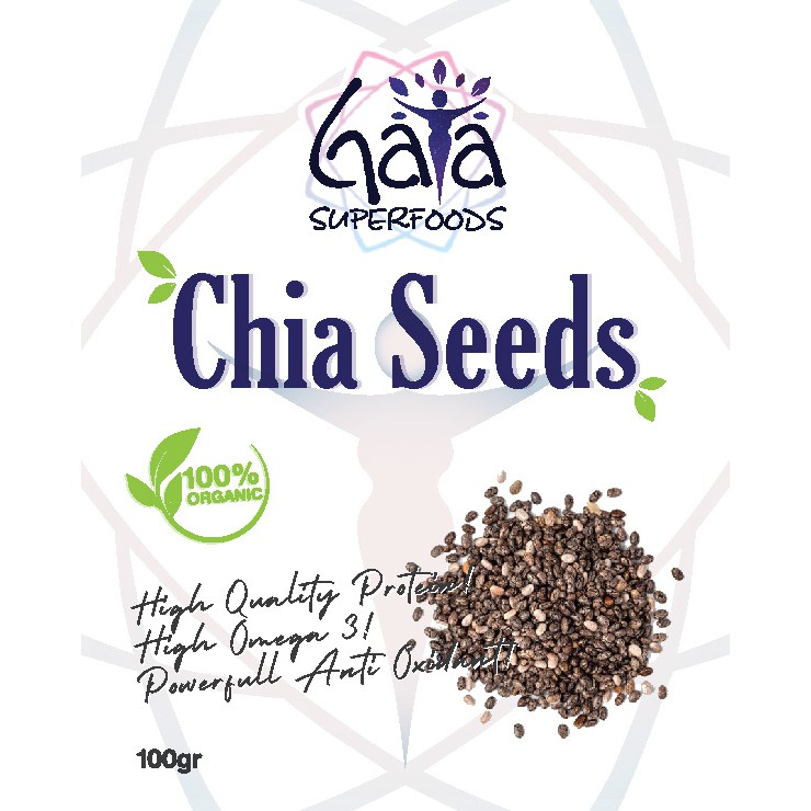 

Black Organic Chia Seeds 100g