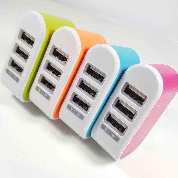 Adaptor Charger 3 Port 3.1A / Batok Charger 3 Port USB