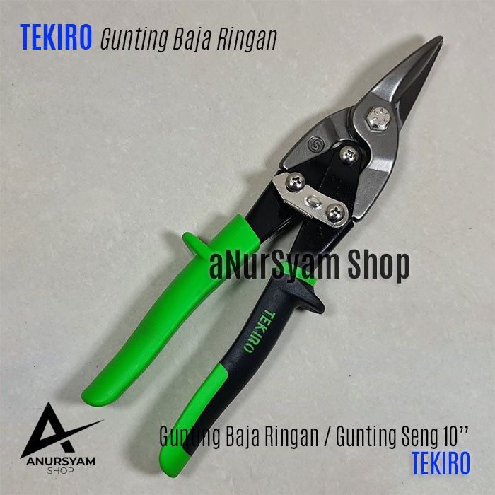 

TEKIRO Gunting Baja Ringan 10" PL-AS1449 / Gunting Seng 10 in