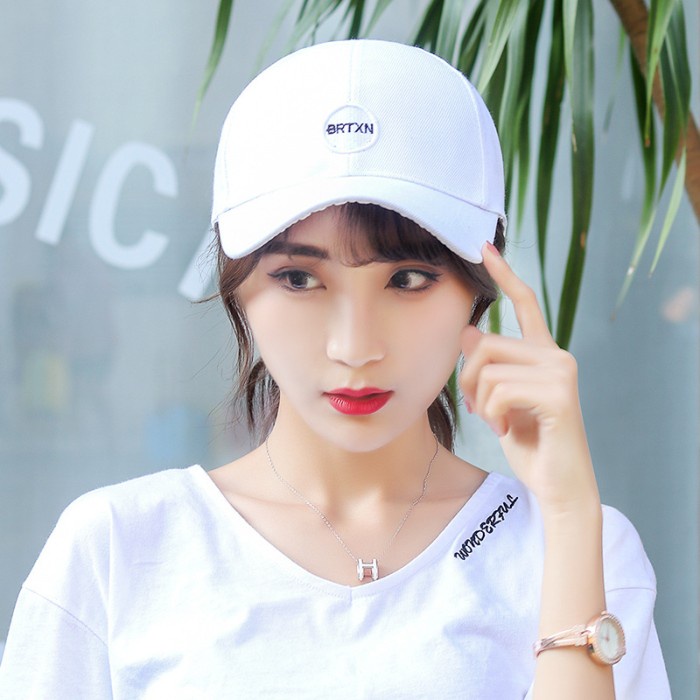 topi  Baseball cap : BRTXN - Topi Baseball Topi Pria Topi Wanita - WHITE(P8Z7) Topi Cowok Import Top