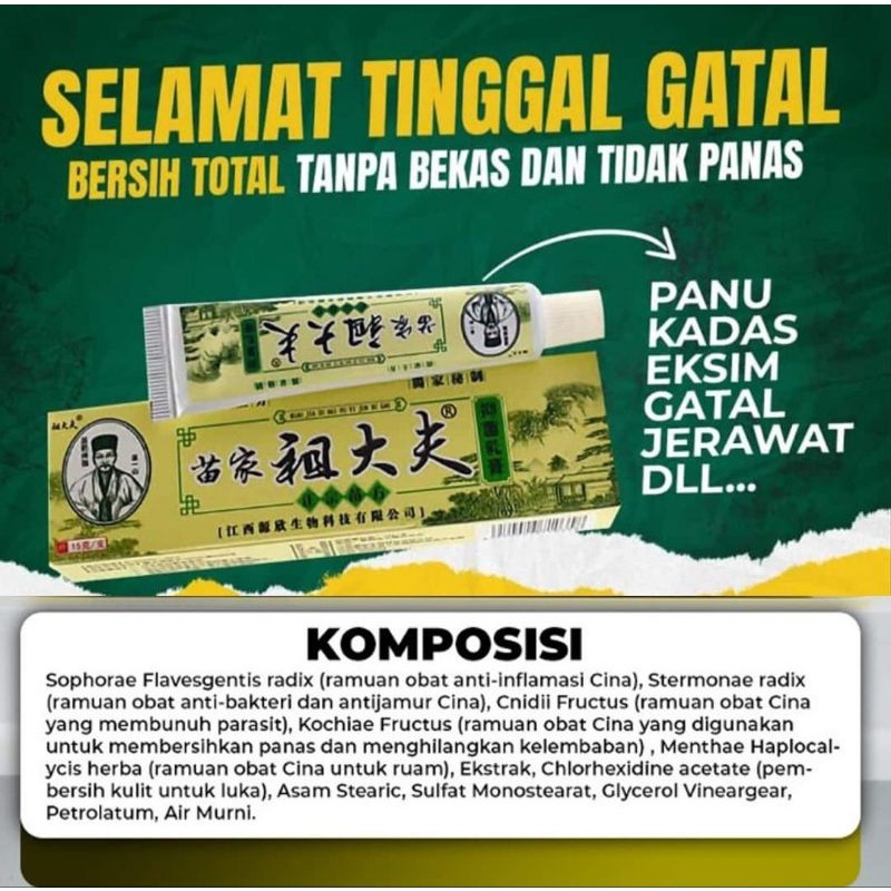 COD Salep Zudaifu Obat Untuk Alergi Gatal Jamuran Jerawat Eksim