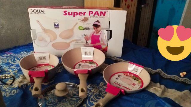 Panci Bolde Super Pan 3+1 Pcs Beige