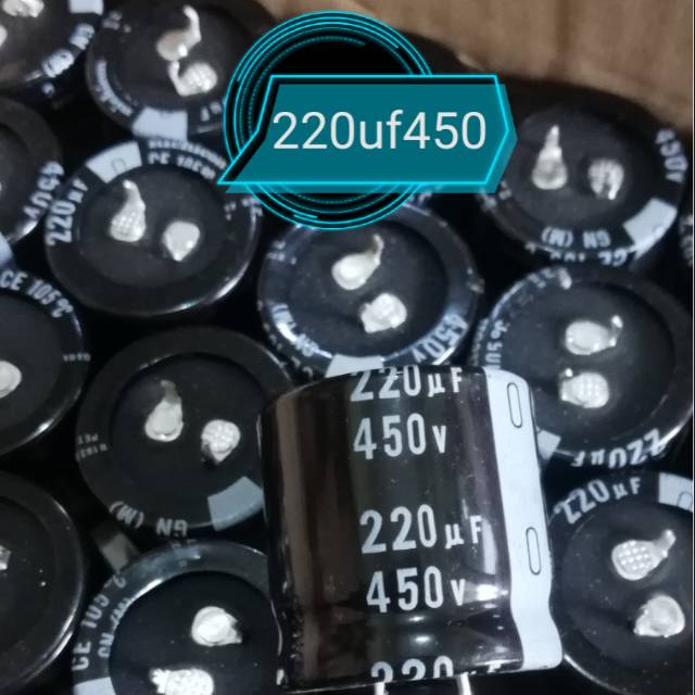 ELKO / ELCO 220UF 450V / 220UF450V BAGUS