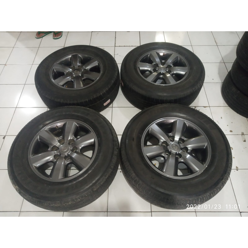 velg mobil bekas bekas oem fortuner ring 17 plus ban