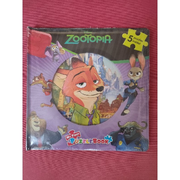 my first puzzle book. zootopia