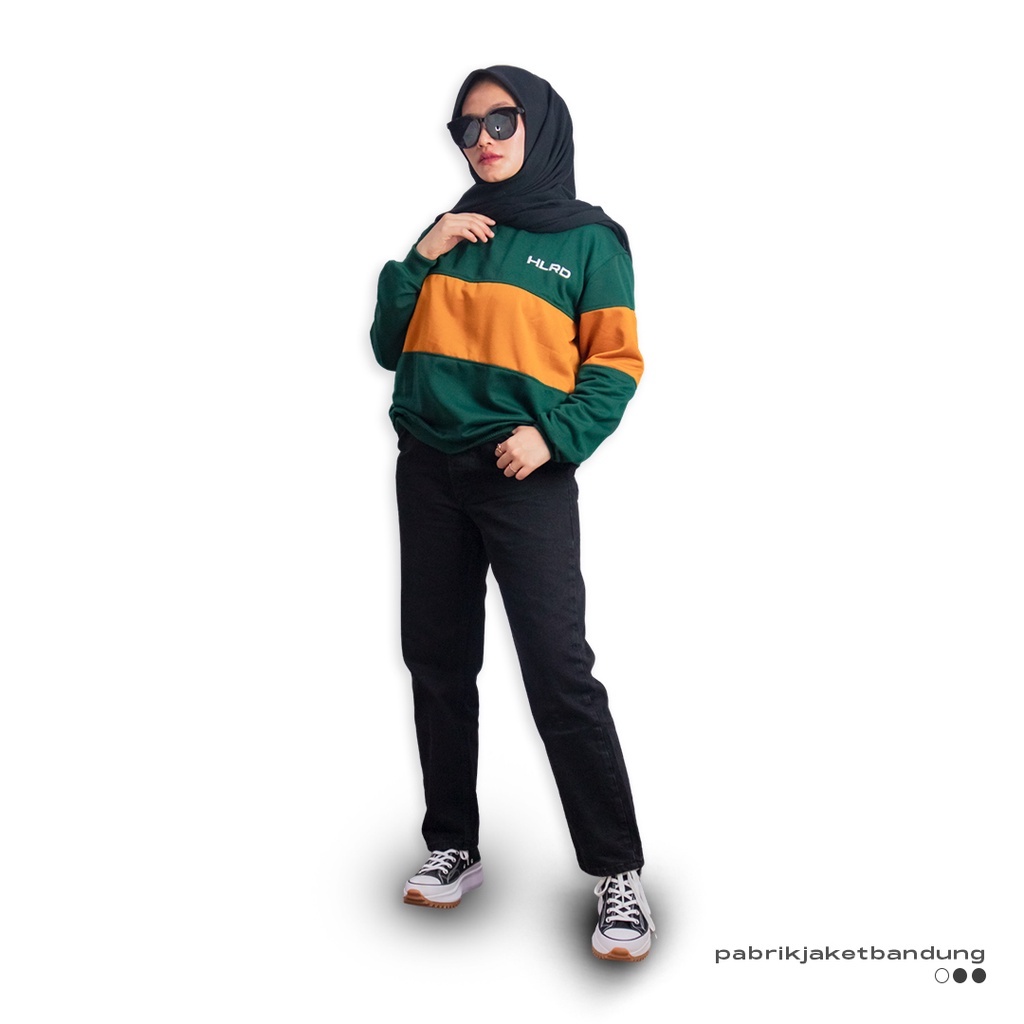 Holyrider Sweatshirt Stripe Henzie Emerald II Sweatshirt Stripe Fashionable